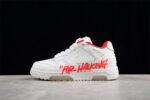 Off White Replica Out of Office Low White Red “For Walking” Sneakers