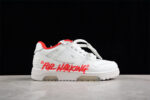 Off White Replica Out of Office Low White Red “For Walking” Sneakers