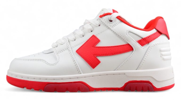 Off White Replica Out of Office Low White Red Sneakers