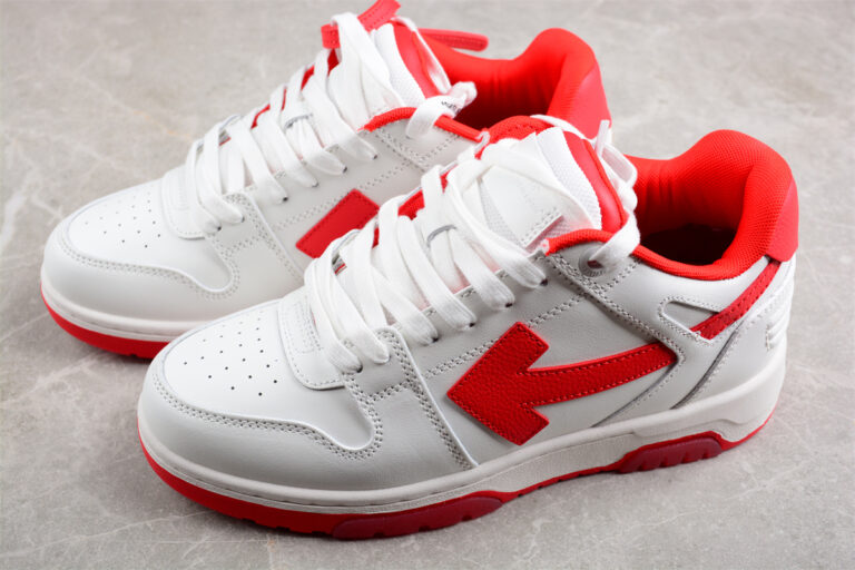 Off White Replica Out of Office Low White Red Sneakers