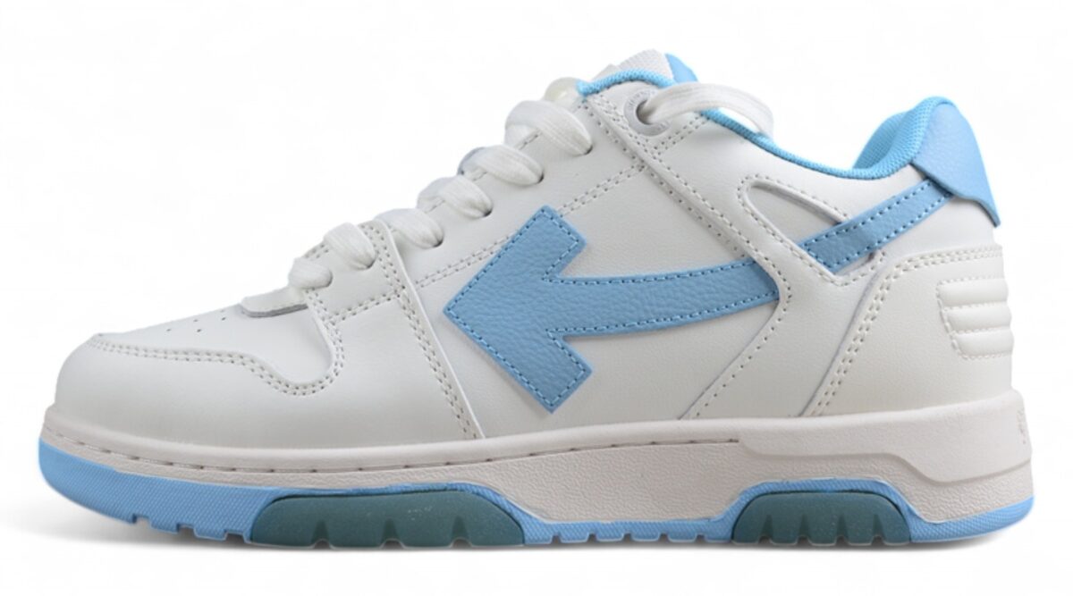 Off White Replica Out of Office Low White Sky Blue Color Sneakers