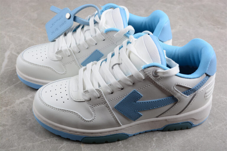 Off White Replica Out of Office Low White Sky Blue Sneakers