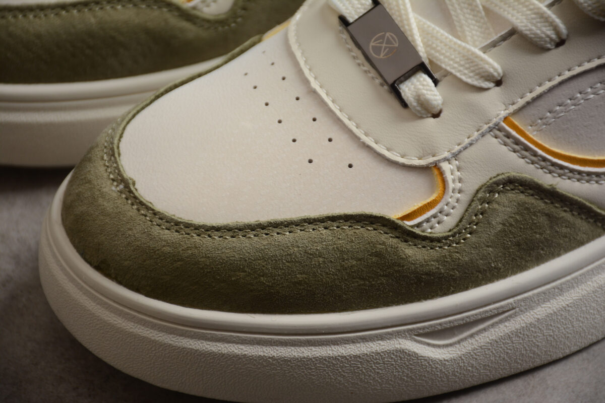Dior B28 Low-Top Sneaker – White, Olive & Beige
