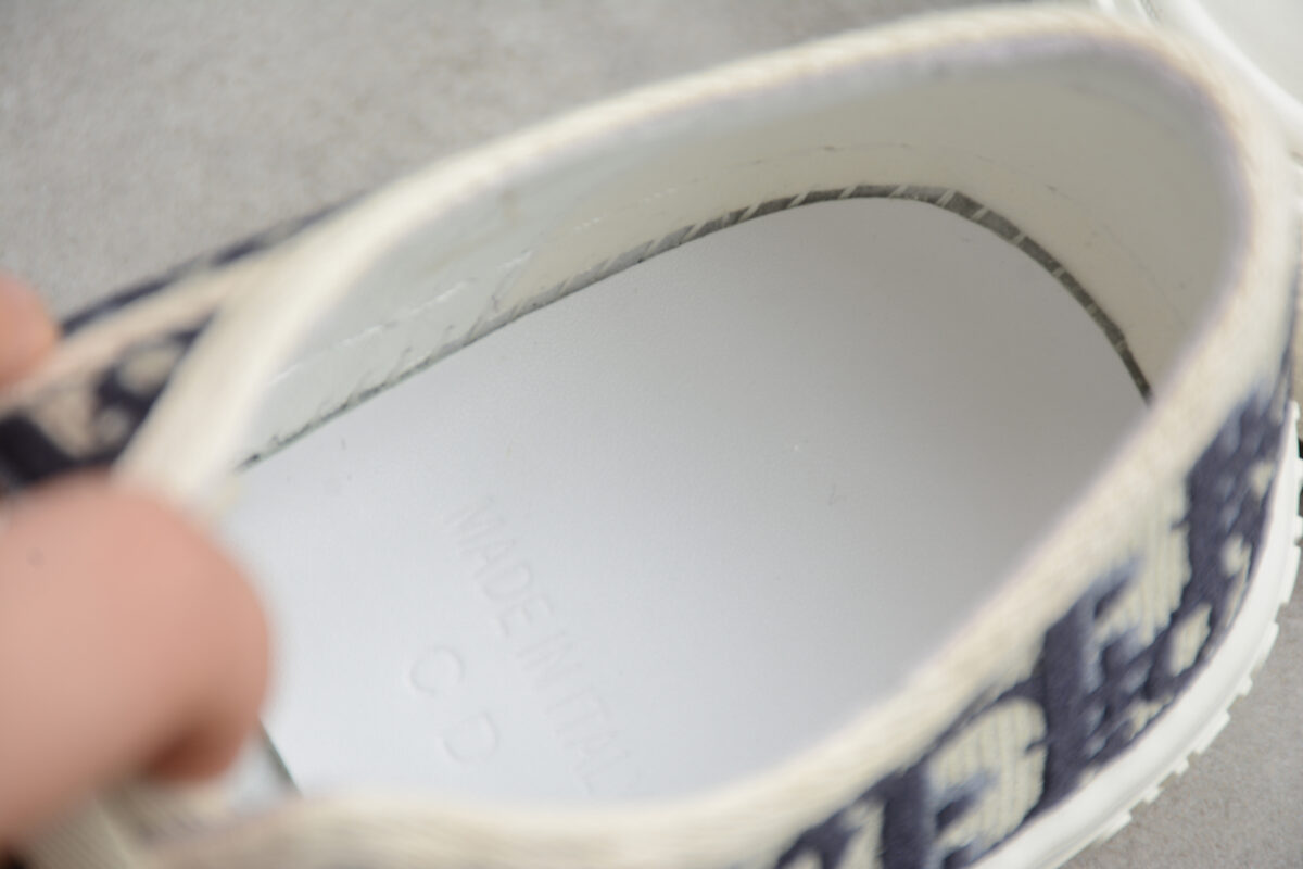 Dior B23 Low-Top Sneaker – Navy Oblique Jacquard