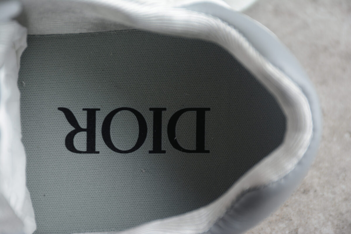 Dior B30 Retro Sneaker – White/Grey Oblique