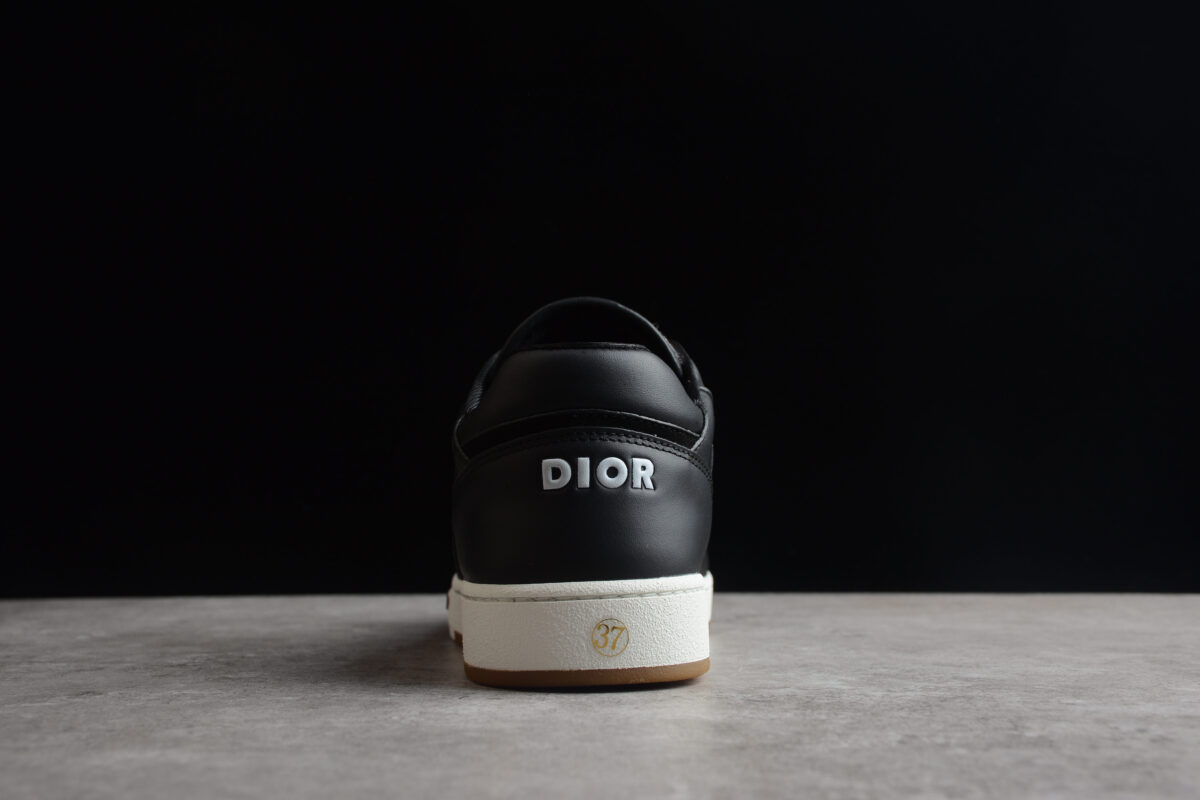 Dior B30 Retro Sneaker – Black/White Oblique