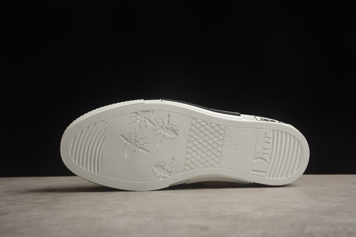 Dior B23 Oblique High-Top Sneaker – White/Transparent