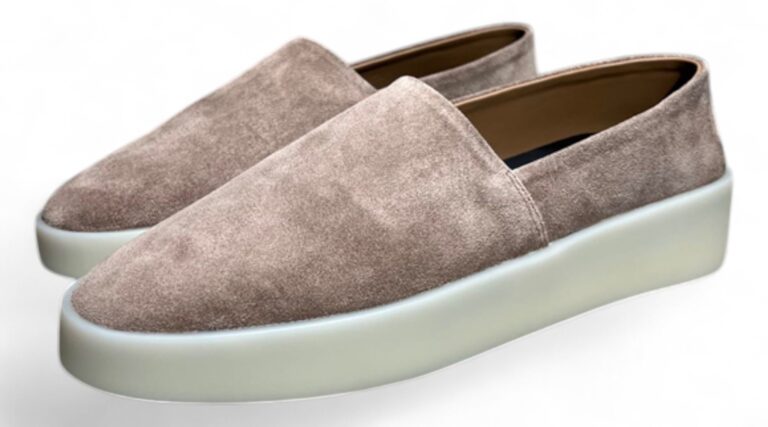 Fear of God Slip-On Sneaker – Taupe Suede