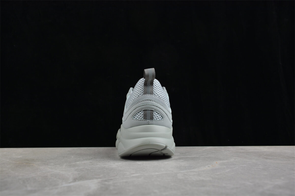 Dior Airmesh Sneaker – Grey Mesh with Tonal Leather Overlays