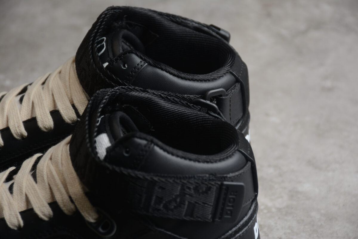 Dior B30 High-Top Sneaker – Black Oblique
