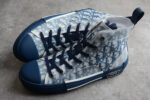 Dior B23 High-Top Sneaker – Blue Oblique Canvas