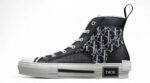 Dior B23 Oblique Low-Top Sneaker – Black with Gum Sole (Copy)