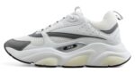 Dior Airmesh Sneaker – White Mesh with Grey Leather Overlays