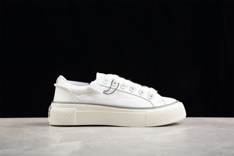 Dior B23 Oblique Canvas Low-Top Sneaker – White