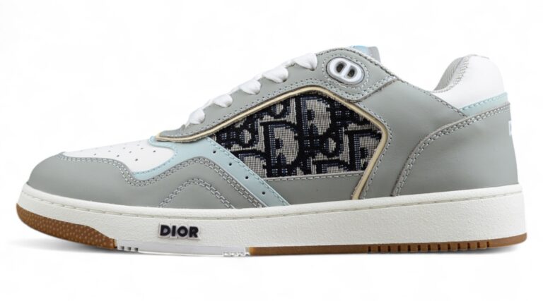 Dior B30 Low-Top Sneaker – Grey & White Oblique