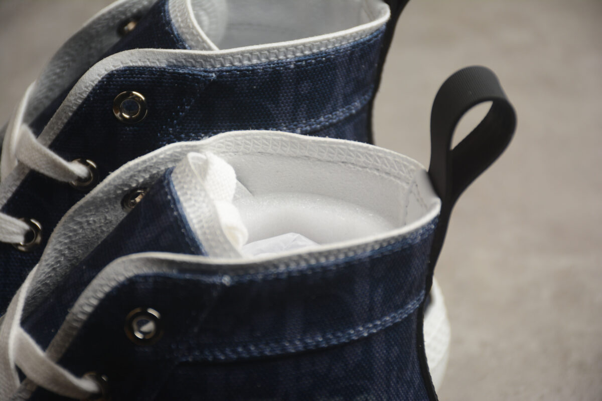 Dior B23 High-Top Sneaker – Blue Oblique Canvas