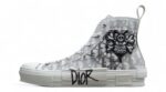 Dior B23 Oblique Low-Top Sneaker – Black with Gum Sole (Copy)