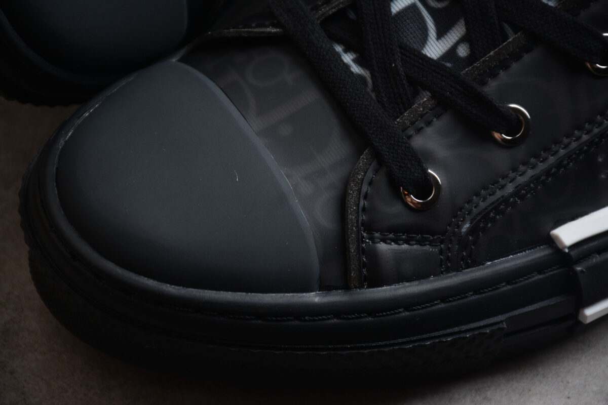 Dior B23 High-Top Sneaker – Black Oblique Canvas