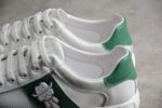 Dior Low-Top Sneaker with Green Panel & Embroidered Logo