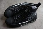 Dior B23 High-Top Sneaker – Black Oblique Canvas
