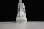 Dior B23 High-Top Sneaker – White Oblique with Skull Patch