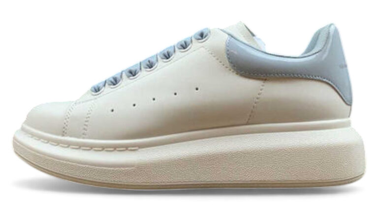 Alexander McQueen Oversized Sneaker – Light Blue Heel Tab